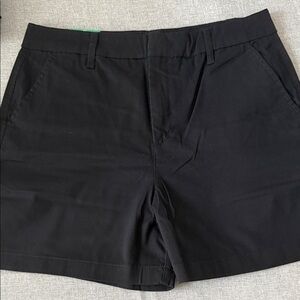 Gloria Vanderbilt Women's Black Chino Shorts